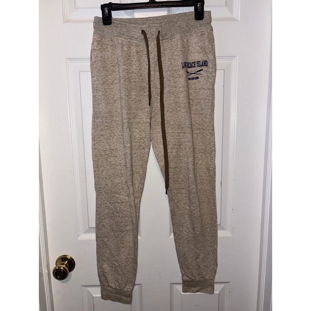 Long Beach island women’s small heather gray sweatpants 0313-V